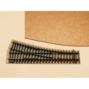 Auhagen 41179 Cork track underlay for turnouts, H0