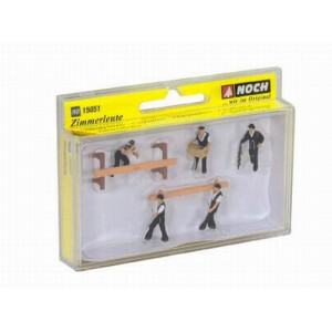 Noch 15051 Carpenters, 5 figures + accessories, H0