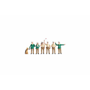 Noch 15090 Police officers, 6 figures + accessories, H0