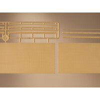 Auhagen 41207 Brick walls with optional decoration yellow, H0