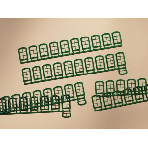 Auhagen 80209 Windows, green, H0