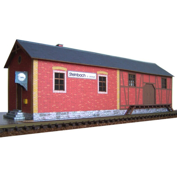 Beckert 02-04-3-TT Schmalspurbahnhof Steinbach - Empfangsgebäude, TT