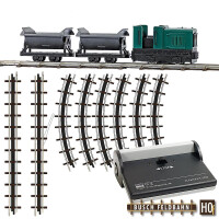 Busch 12000 Feldbahn Start-Set mit Kipploren, H0f