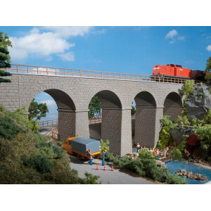 Auhagen 11344 Eisenbahnbrücke, H0 (TT geeignet)