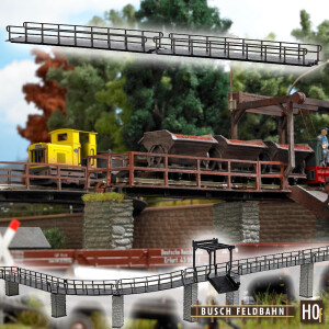 Busch 12385 Brücke gerade, H0f