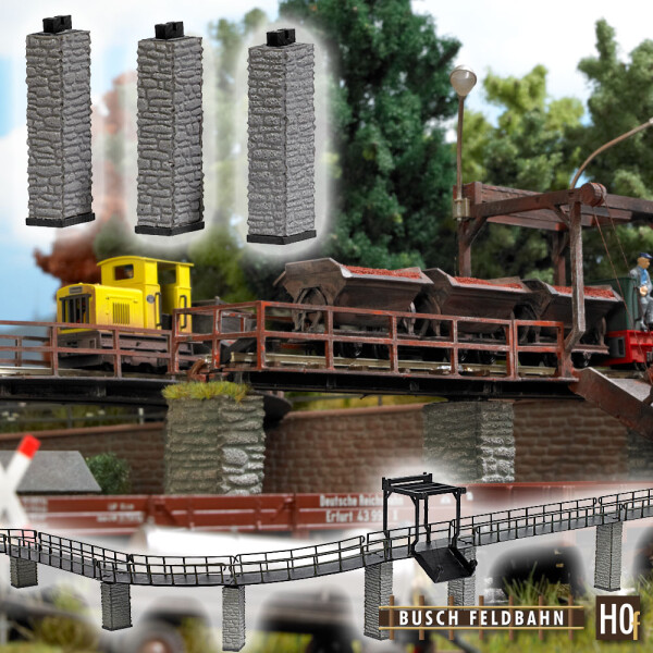 Busch 12388 Brückenpfeiler, H0f
