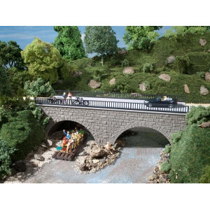 Auhagen 41589 Kleine Straßenbrücke, H0 (TT...