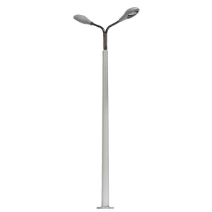 Busch 4158 Betonmast mit 2 Lampen, H0