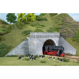 Auhagen 11343 2 Tunnelportale zweigleisig, H0
