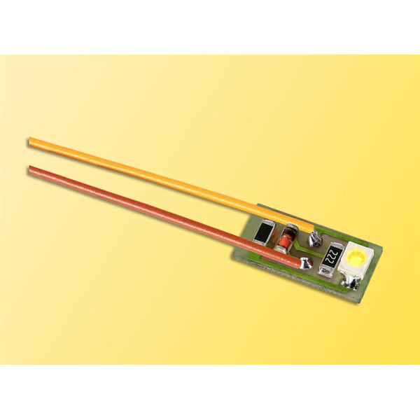 Viessmann 6007 Lumières de la maison avec 1 LED jaune, 10 pcs., H0