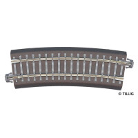 Tillig 83707 Gebogenes Gleis R22 - 353 mm/15°, TT