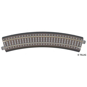 Tillig 83709 Gebogenes Gleis R11 - 310 mm/30°, TT