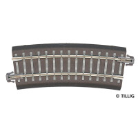 Tillig 83710 Gebogenes Gleis R12 - 310 mm/15°, TT
