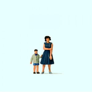 Preiser 28169 Mutter und Sohn, H0