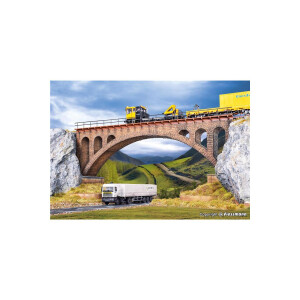 Vollmer 42549 Mauersteinbrücke, gerade, H0