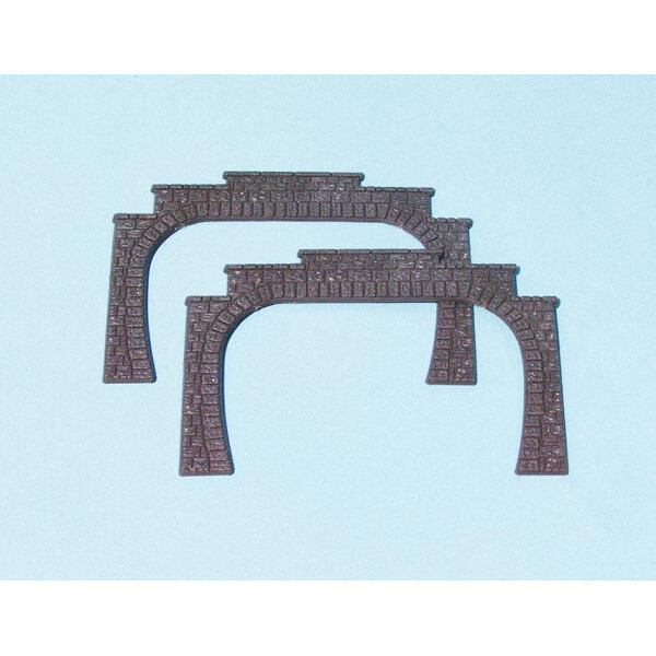 Heki 3126 Tunnel portals, double track, 2 pieces, H0