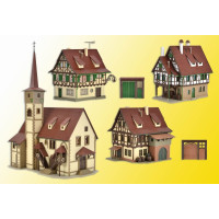 Vollmer 47734 Church and Timber Framed Houses, N