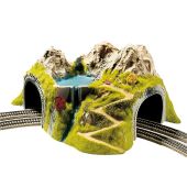 Noch 05180 Corner tunnel, double track, curved, H0