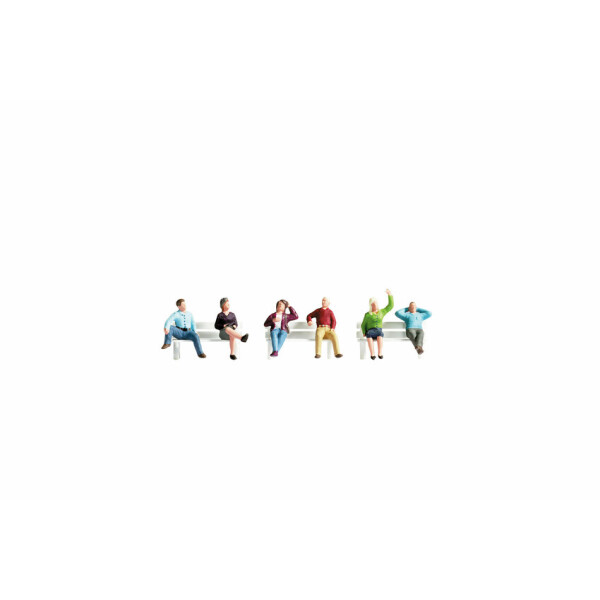 Noch 36540 Sitting People, 6 figures, without benches, N