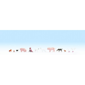Noch 36711 Farm Animals, 10 figures, N