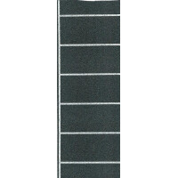 Heki 6565 Parkplatzstreifen, Asphalt, 1 m, H0