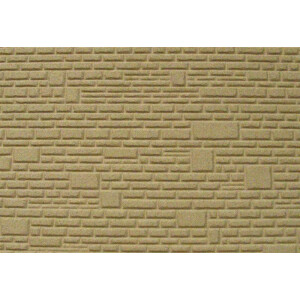 Heki 70642 Natursteinmauer, 2 Platten je 43 x 29 cm, TT - H0