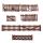 Noch 33096 Garden Fences, 72 sections, approx. 150 cm, N