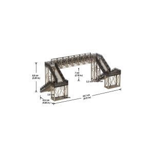 Noch 67070 Crosswalk variable, Laser-Cut kit, H0