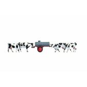 Noch 16658 Cows at Water Trough, 4 cows + accessories, H0