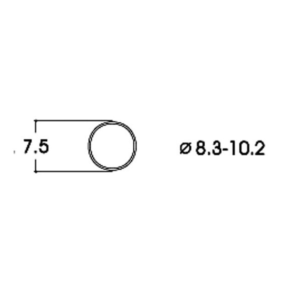 Roco 40068 Haftringsatz DC Gleichstrom,dm 8,3 - 10,2 mm, H0