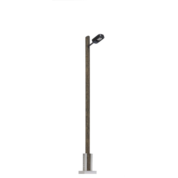 Busch 4159 Eclairage public avec mat en bois, H0