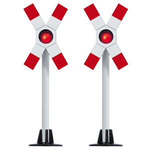 Busch 5924 2 Crossing Signals "DR", H0