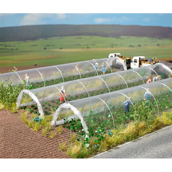Busch 1399 2 Folientunnel, H0/TT