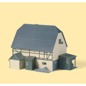 Auhagen 11359 Grande ferme avec grange et abri, H0