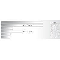 Tillig 82128 Gerades Gleis G5 - Länge 53 mm, H0