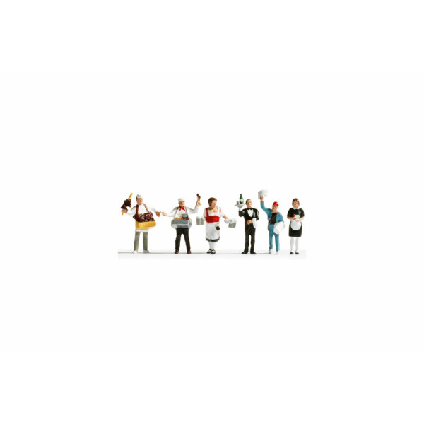 Noch 15070 Servicepersonal, 6 Figuren, H0
