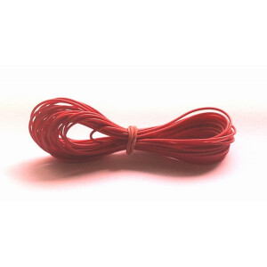 Lify 0,04 mm²/0,65  20x0,05, 5 Meter rot