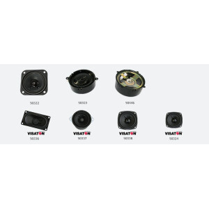 ESU 50324 Lautsprecher Visaton FRS 7, 70mm, rund, 8 Ohm,...