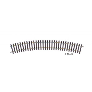 Tillig 82122 Gebogenes Gleis R4 - 545 mm/22,5°, H0