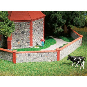 Auhagen 42651 Natursteinmauer, Gesamtlänge 125 cm,...