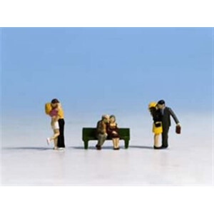 Noch 15510 Liebespaare, 6 Figuren mit Bank, H0