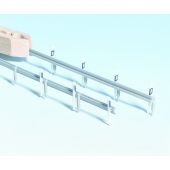 Noch 34111 Crash Barriers+Posts, lenght 70 cm, with 32...