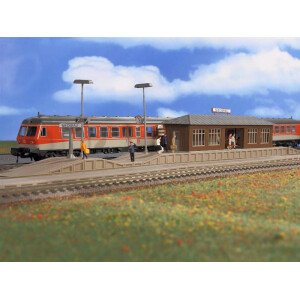 Vollmer 43549 Bahnsteig "Niederau" mit...