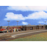 Vollmer 43550 Platform Wiesental with two waiting halls, H0
