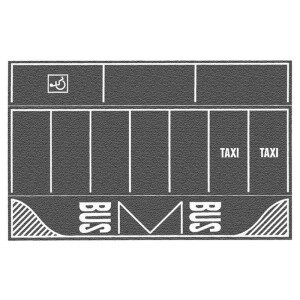 Noch 60718 Parkplatz, Asphalt, H0