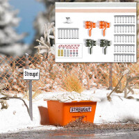 Busch 1167 Accessoires de décor »Routes hivernales«, H0