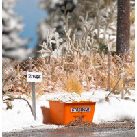 Busch 1167 Accessoires de décor »Routes hivernales«, H0