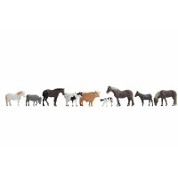 Noch 15713 Tiere auf dem Bauernhof, 9 Figuren, H0