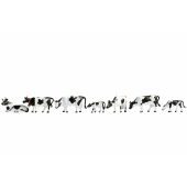 Noch 15721 Cows, black-white, 7 animals, H0