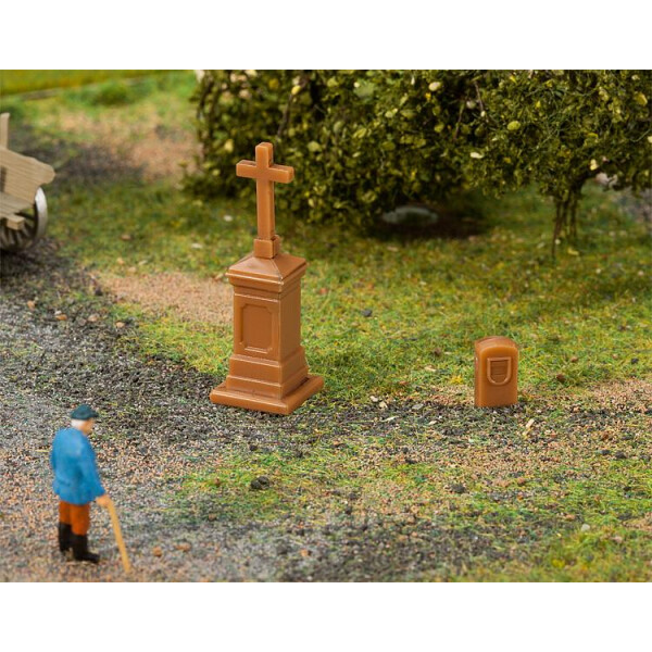 Faller 180911 Wayside cross and boundary stone, H0